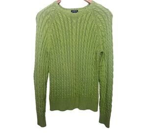Vintage Gap Cable Knit Long Sleeve Sweater Women’s Sz Medium Green